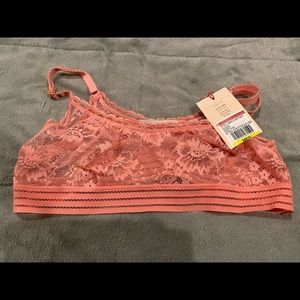 Stella McCartney pink lace bralette